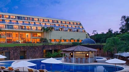 La fachada del Sheraton de Cataratas