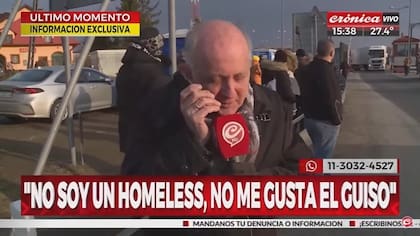 La falsa noticia de que a Gelblung lo confundieron con un refugiado y le ofrecieron guiso se hizo viral en las redes