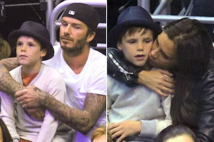 La familia Beckham a pleno