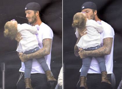 La familia Beckham a pleno