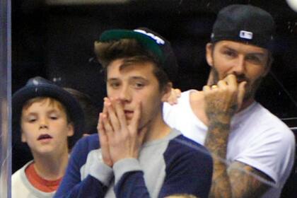 La familia Beckham a pleno