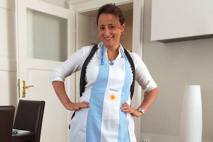 La familia conserva sus costumbres argentinas.