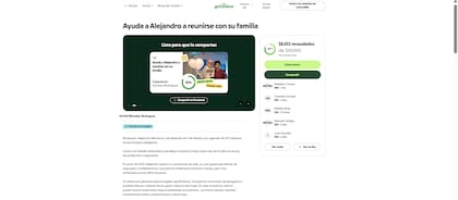 La familia creó un GoFundMe para sobrellevar los gastos legales y personales