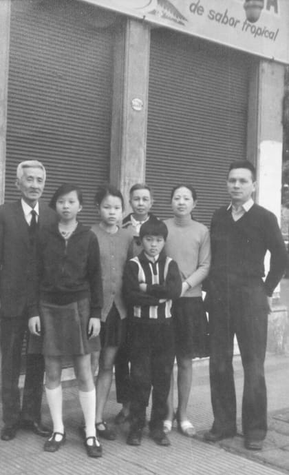La familia de Yiyin Liu en Buenos Aires