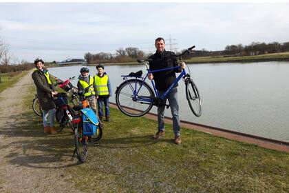 La familia Degener disfruta realizar recorridos por Münsterland, la región en donde viven.