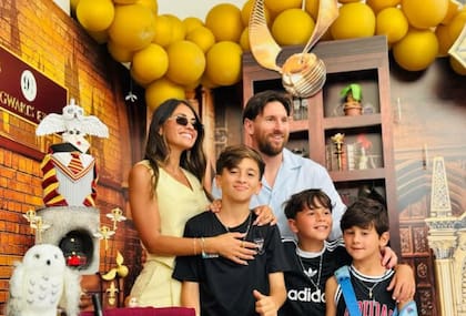 La familia disfruta de la vida tranquila en Miami (Foto: @antonelaroccuzzo)