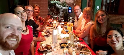 La familia estuvo siempre al pie del cañón.