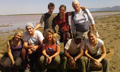 La familia Friedrich en Tanzania.
