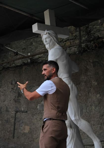 La familia Giustiniani le encargó a Cristi la tercera obra de una tríada que comenzó Miguel Ángel.