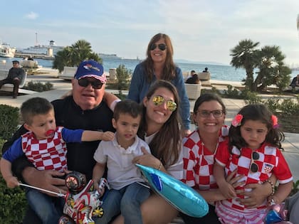 La familia Glibota en Croacia