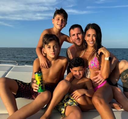 La familia Messi suele mostrarse muy unida en redes sociales (Foto: @antonelaroccuzzo)