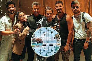 La familia descansó en el hotel de lujo que el cantante construye en el Caribe: cómo es