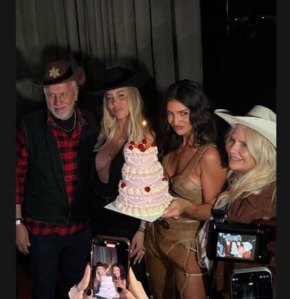 La familia Nara se mostró muy apegada, dejando atrás viejas disputas (Foto: @zaira.nara)