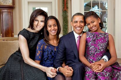 La familia Obama con un nuevo integrante