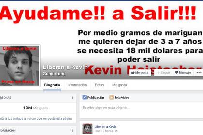 La familia pide ayuda para lograr la liberación de Kevin