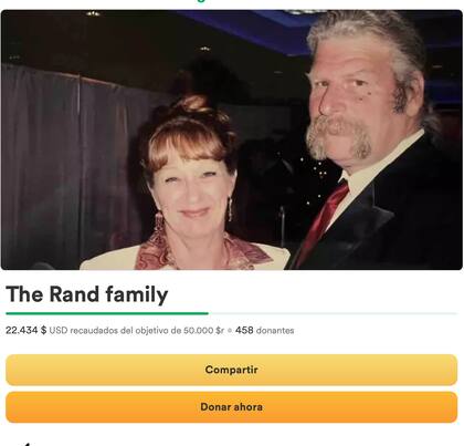 La familia Rand pide ayuda tras el accidente