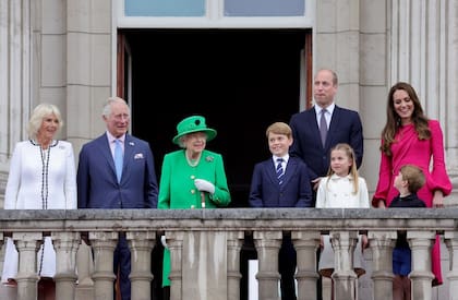 La familia real británica