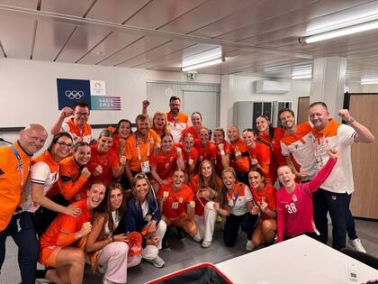 La familia real alentó a la delegación neerlandesa