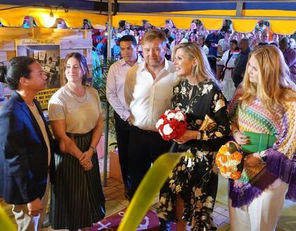 La familia real asistió al Festival Bon Bini en Aruba