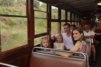 La familia real disfrutó de un viaje en Mallorca