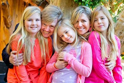 La familia real durante sus vacaciones en la Argentina en 2014