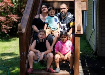 La familia se fue de Estados Unidos el pasado 28 de junio para iniciar una nueva vida. Foto: Quinn Glabicki para CNN