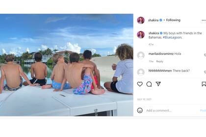 La familia tiene casa en las Bahamas, donde pasan todos los veranos