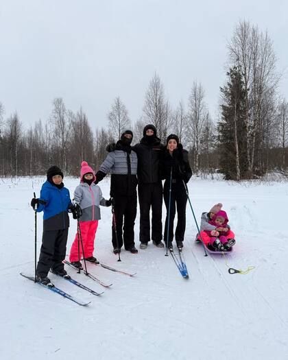 La familia unida: Cristiano Ronaldo y Georgina Rodríguez viajaron a Finlandia para recibir la Nochebuena