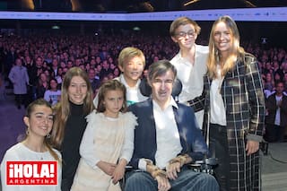 En exclusiva, la palabra de su mujer Eugenia y de Diego Torres, y las fotos de una noche cargada de esperanza