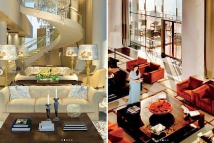 La familia vive en los pisos superiores, para tener más luz natural