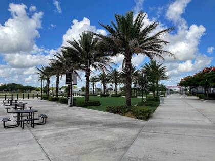 La Fan Zone, en las afueras del estadio