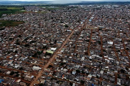 La favela Sol Nascente en Brasilia, Brasil, el miércoles 22 de marzo de 2023. 