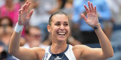 La felicidad de Flavia Pennetta