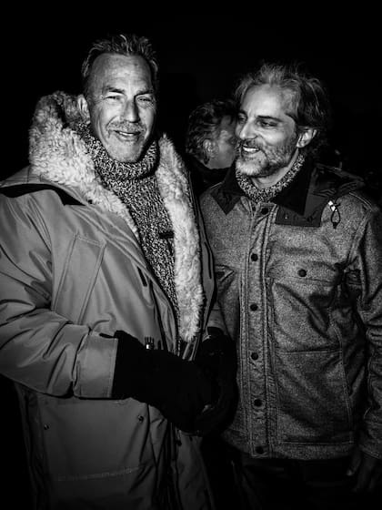 La felicidad de Joaquín Furriel por su encuentro con Kevin Costner fue capturada por la cámara (Foto: Instagram @joacofurriel)