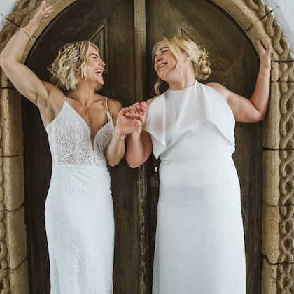 La felicidad de las jugadoras tras contraer matrimonio