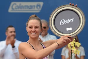 Podoroska festejó su primer título WTA en Cali, en la definición que esperó más de 33 años