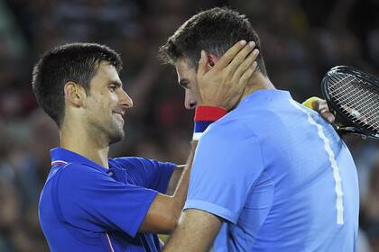 La felicitación de Djokovic a Del Potro en Río, tras un duelo espectacular
