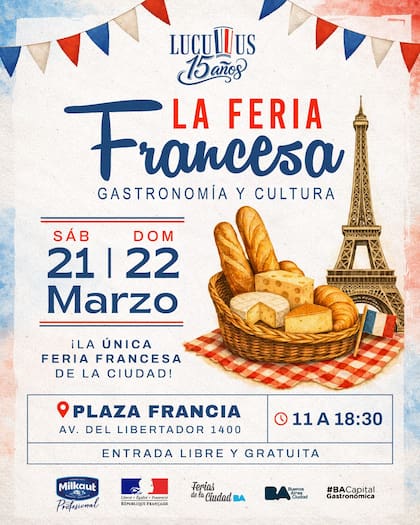 La Feria Francesa vuelve a Recoleta: cuándo es y qué se podrá comer en la primera edición de 2026