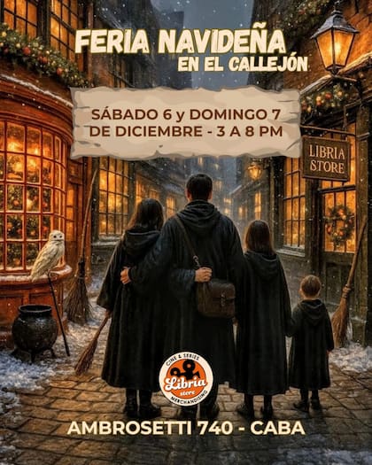 La feria navideña se encuentra inspirada en el mágico mundo de Harry Potter