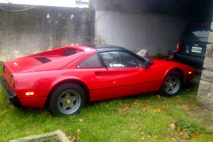 La Ferrari 308 GTS que secuestró la AFIP