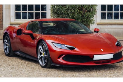 La Ferrari en la que se accidentó Vince Zampella