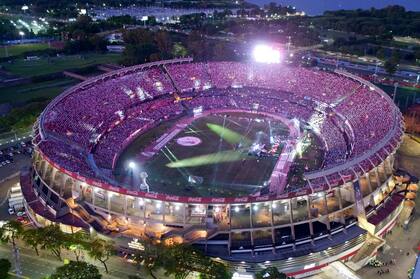 La fiesta de River en el monumental.