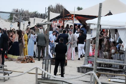 La fiesta en La Huella, a pleno