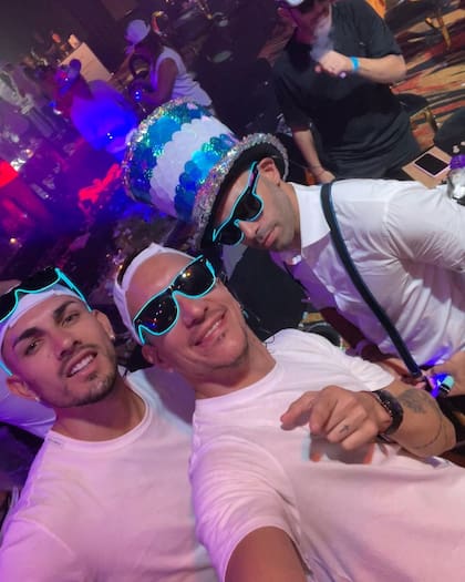 La fiesta que organizó Messi en Rosario (Foto: Instagram/@nicovazquez)