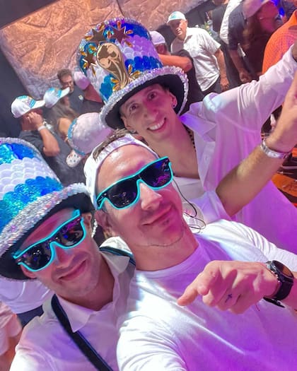 La fiesta que organizó Messi en Rosario (Foto: Instagram/@nicovazquez)