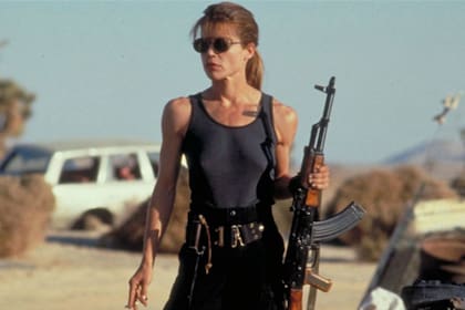 Linda Hamilton como Sarah Connor en Terminator, de James Cameron