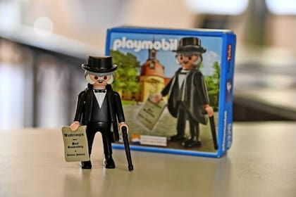 La figura de Theodor Fontane de Playmobil