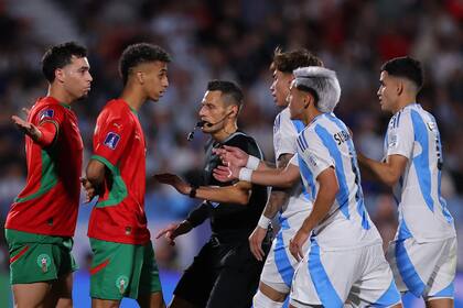La final entre Marruecos y la Argentina fue caliente