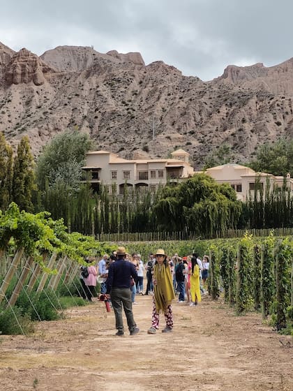 La finca Ollantay de la familia Manzur, en Maimará.