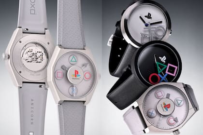 La firma Anicorn presentó unos relojes mecánicos con los elementos clásicos de PlayStation